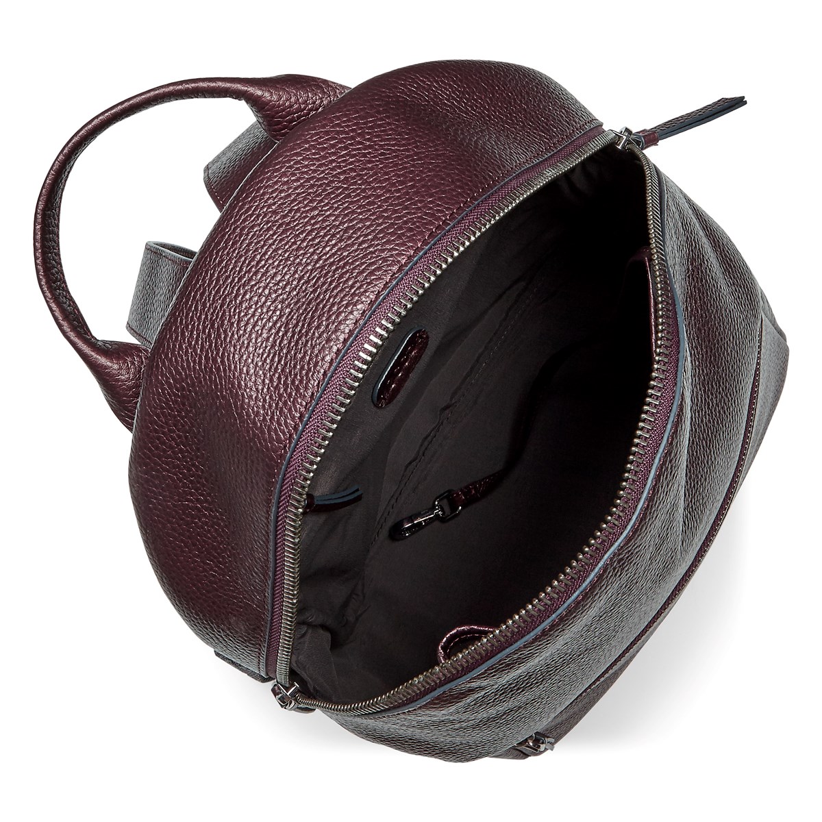 ecco leather backpack
